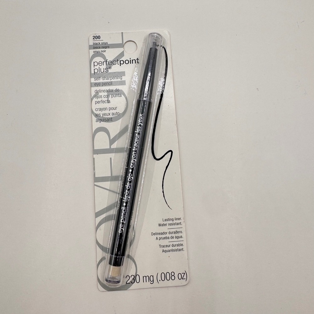 CoverGirl Perfect Point Plus Eye Pencil 200 Black Onyx Self Sharpening Eyeliner